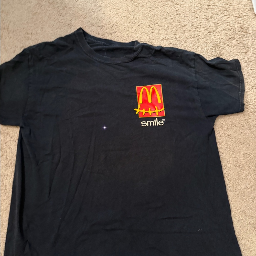 Cactus Jack by Travis Scott Black Tee with Red and Yellow Graphic